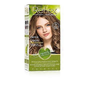 Naturtint Reflex Semi-Permanent Henna Cream 7.0 Hazelnut Blonde 110ml - 4 Pack