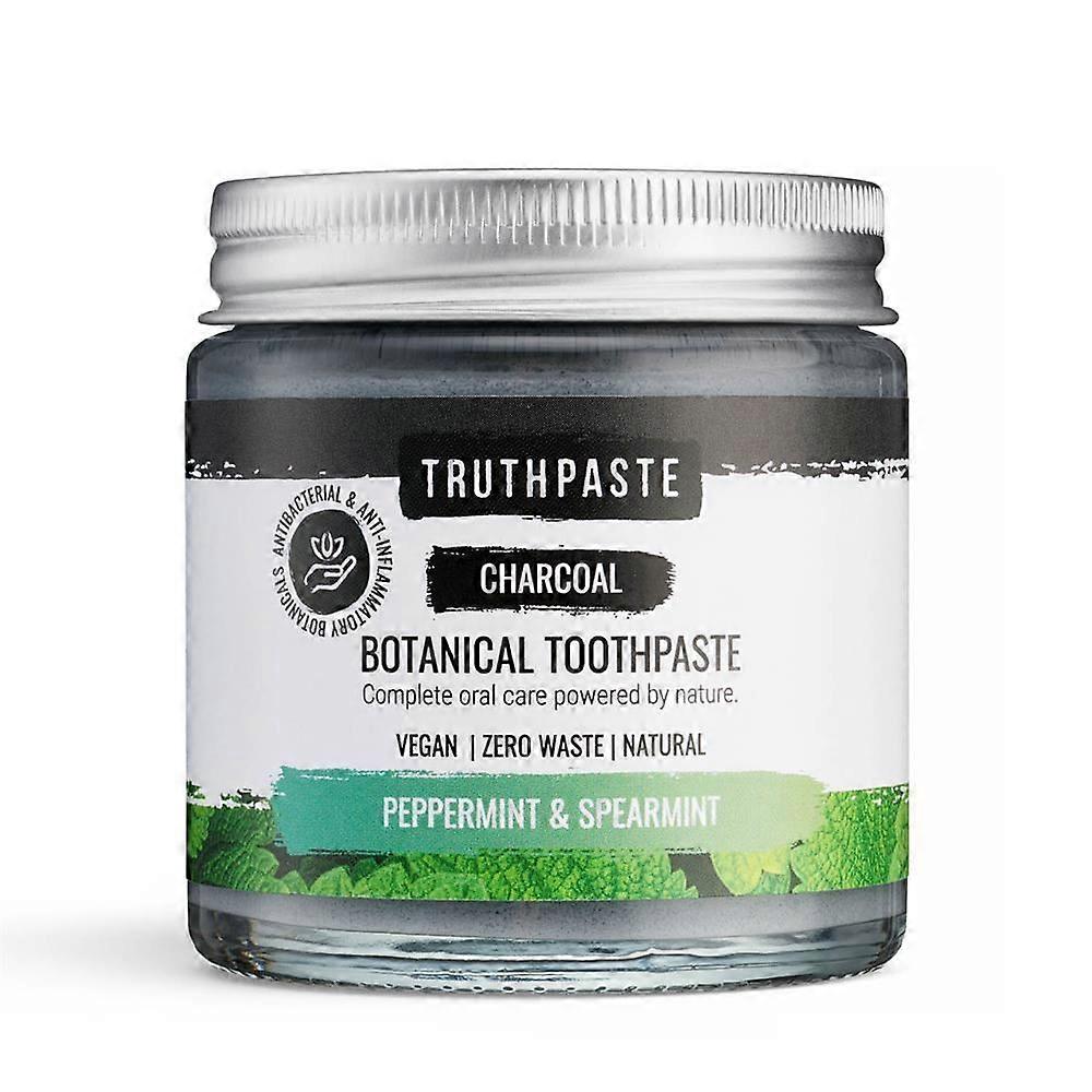 Truthpaste Charcoal Peppermint & Spearmint Toothpaste 100ml - 3 Pack
