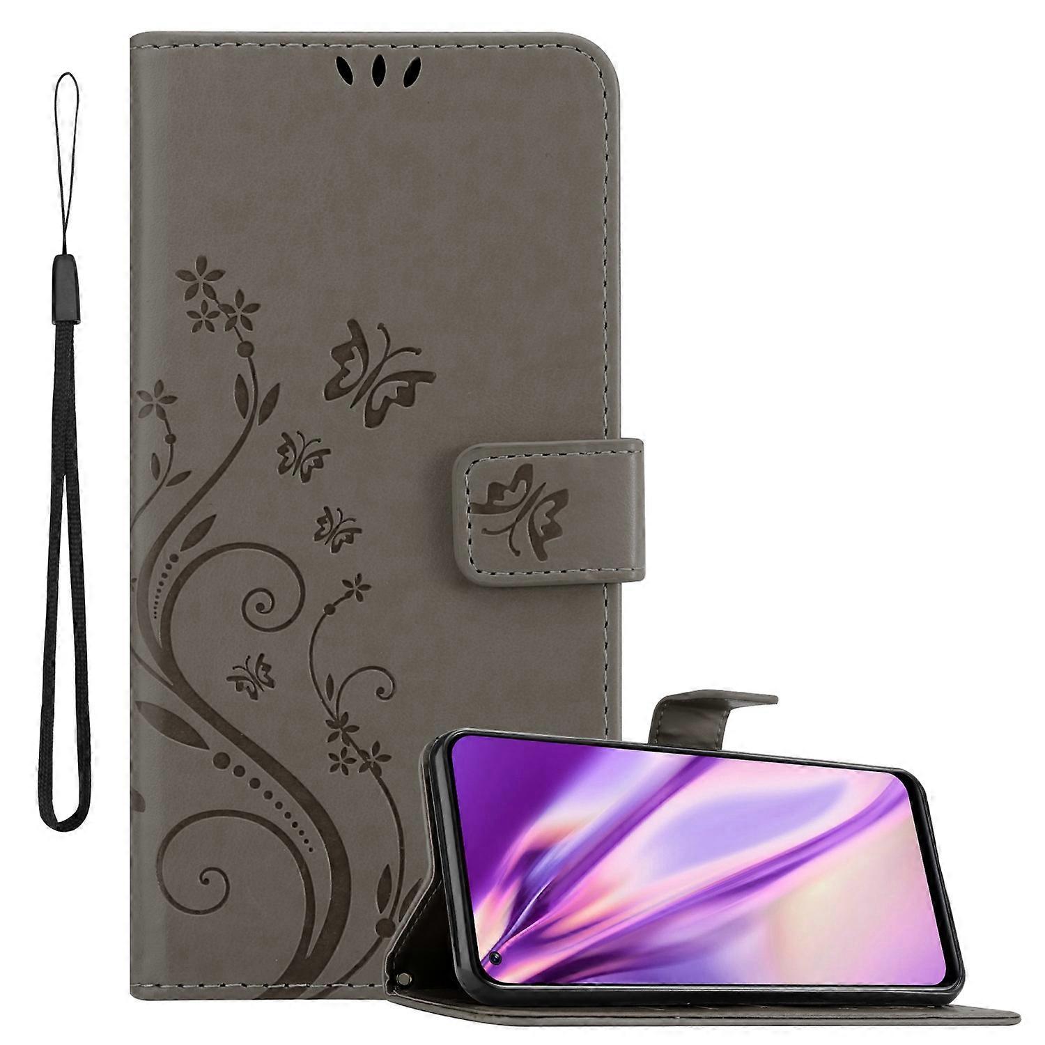 Realme 8 5G / V13 / Q3 / Q3i / Narzo 30 5G Protective Case - with Floral Pattern and Card Slot