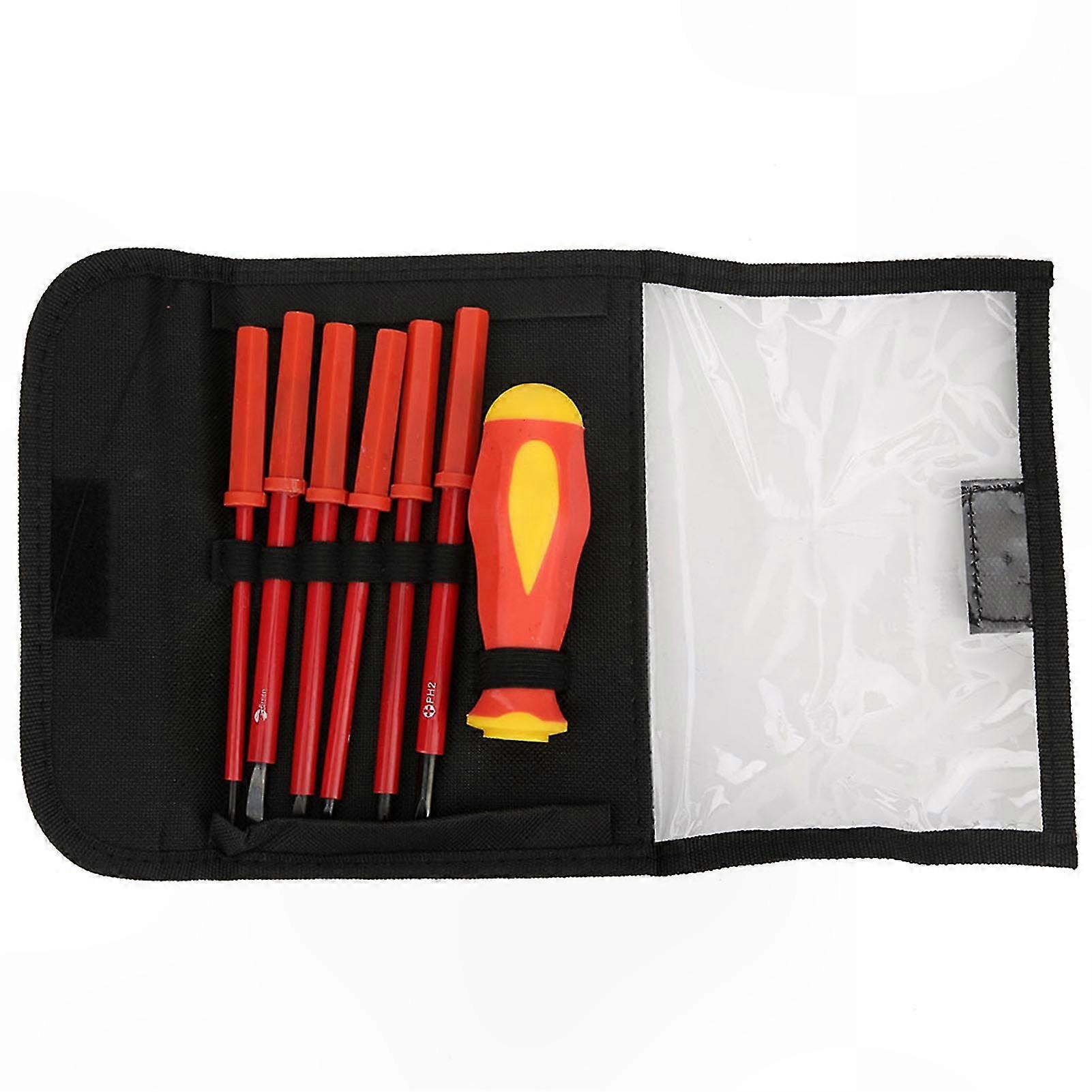 7-Piece Insulated Precision Screwdriver Kit for Repair Tasks