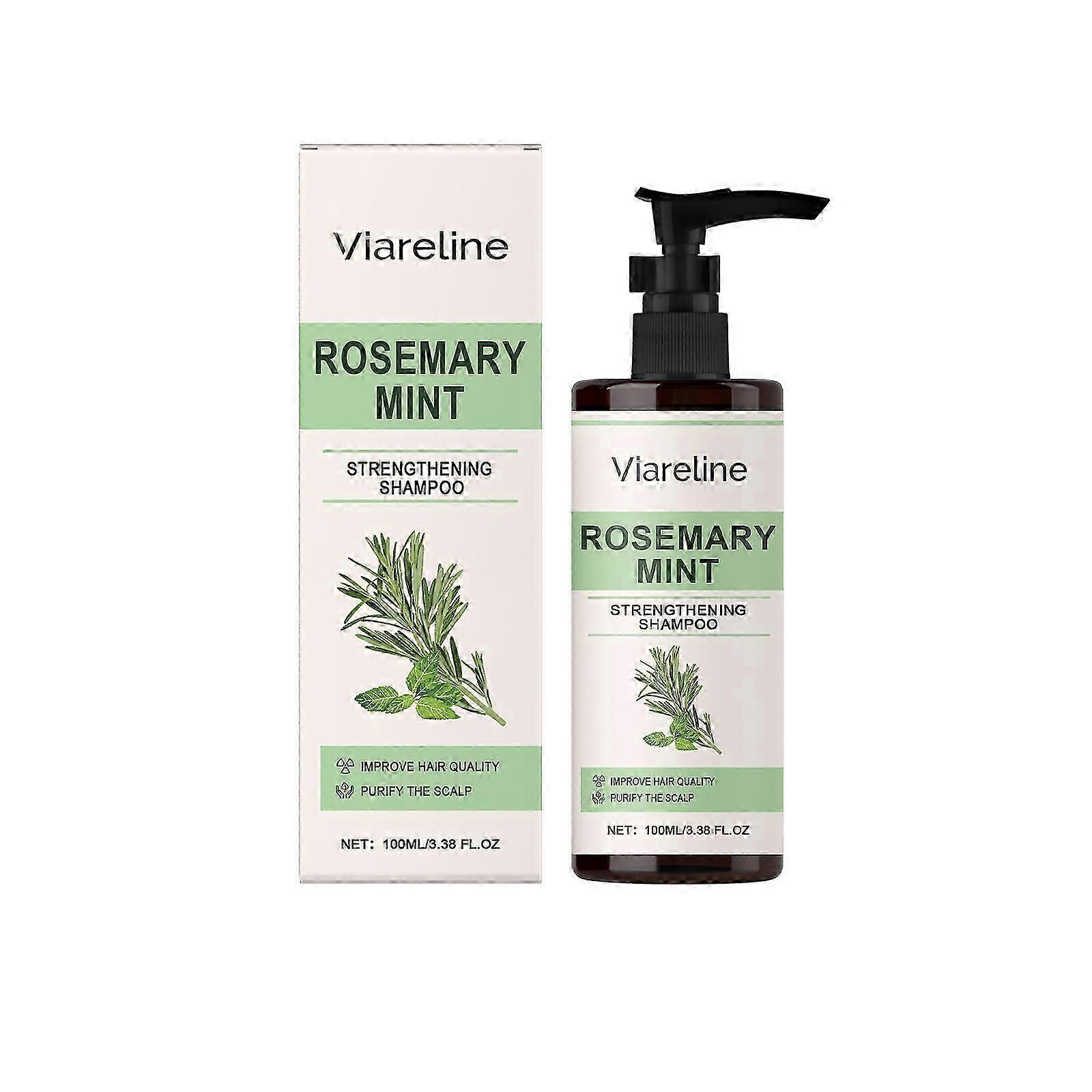 Viareline rosemary mint shampoo Gentle moisturizing improve dry, frizzy, smooth and shiny shampoo