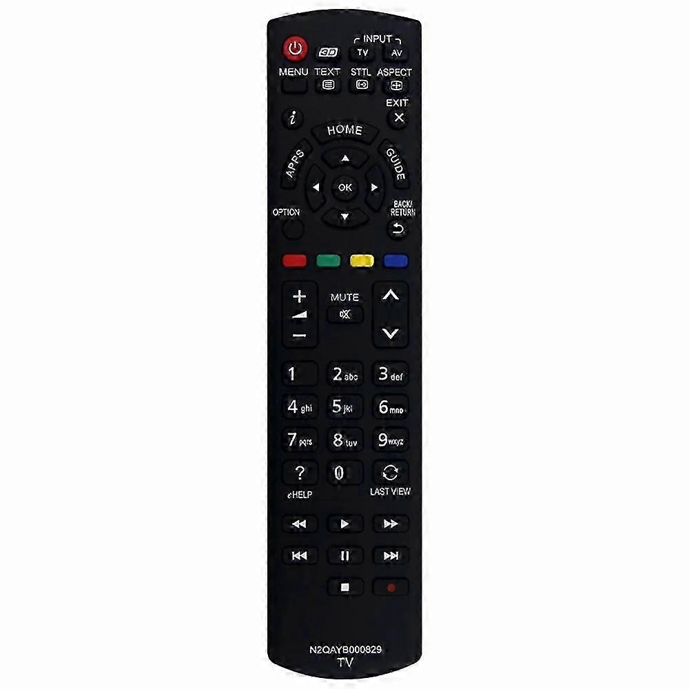 For Panasonic TV Remote Control Replacement: N2QAYB000829 Ergonomic Controller