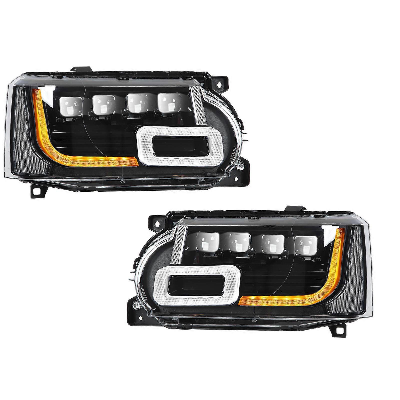 Full LED Matrix Projector Headlights for Range Rover L322 2010-12