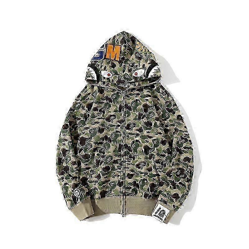 Casaco de moletom com zíper completo para homens Presente