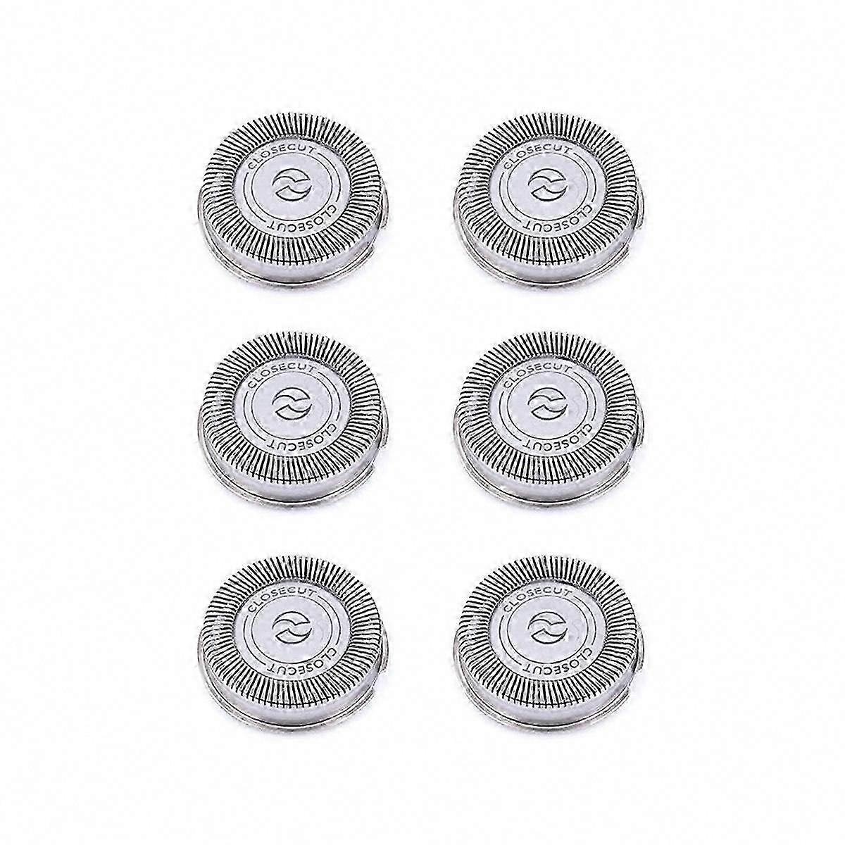 6Pack SH30 Replacement Heads for Shaver Series 3000, 2000, 1000 and S738, Durable Sharp Blades