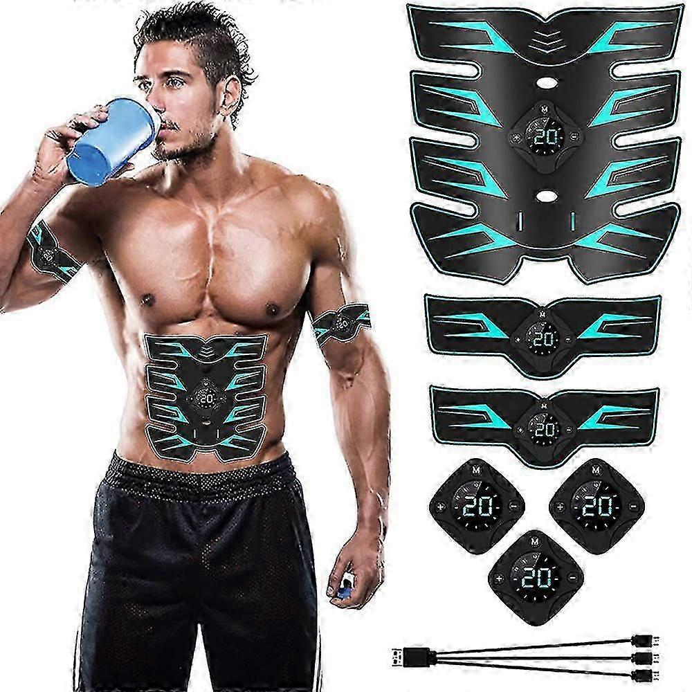 3 Pcs Ems Stimulator, Smart Fitness Ems Machine för män