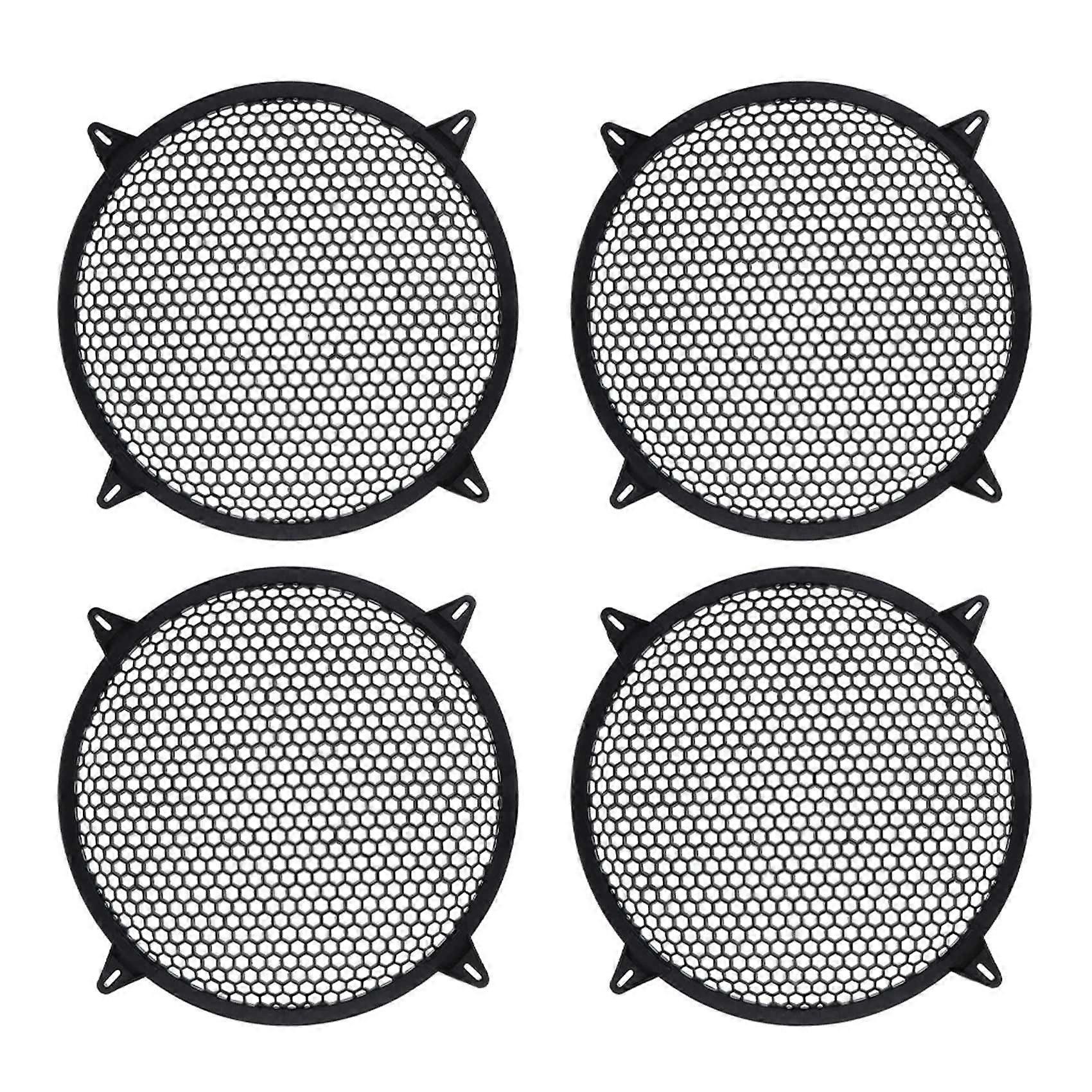 4X Subwoofer Grid Car Speaker Amplifier Grill Cover Mesh - 10 Inch