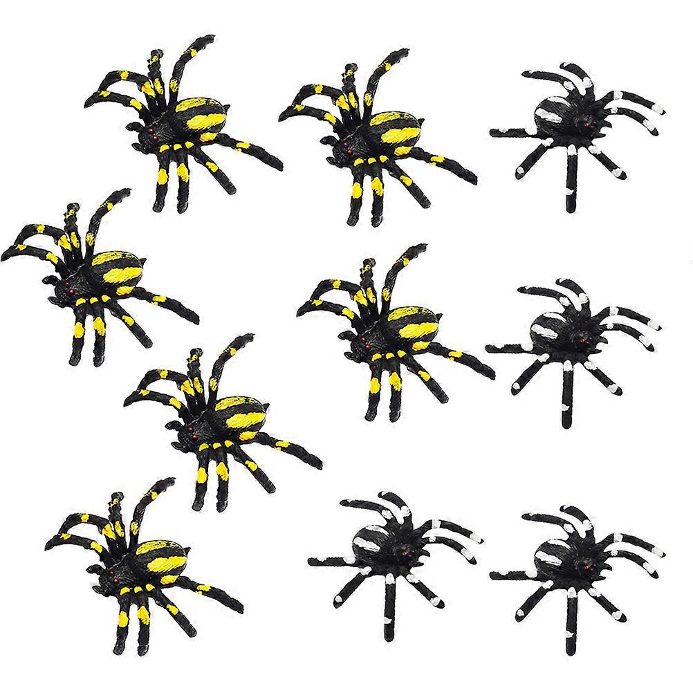 Realistic Spider Prank 30Pcs Halloween Decorations Party Props Toy Model For Kids Scary Atmosphere