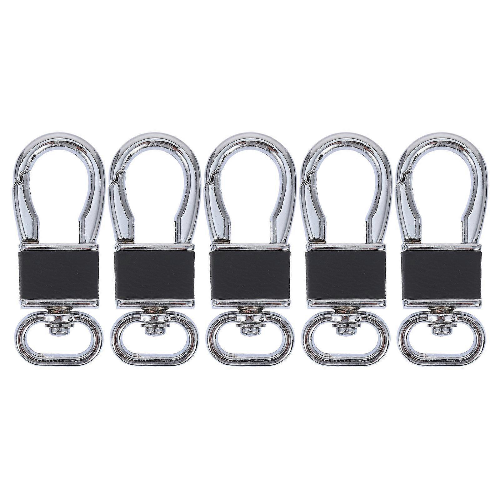 Silver Bag Snap Hook Metal DIY Claw Clasps for Bag Use 5Pcs