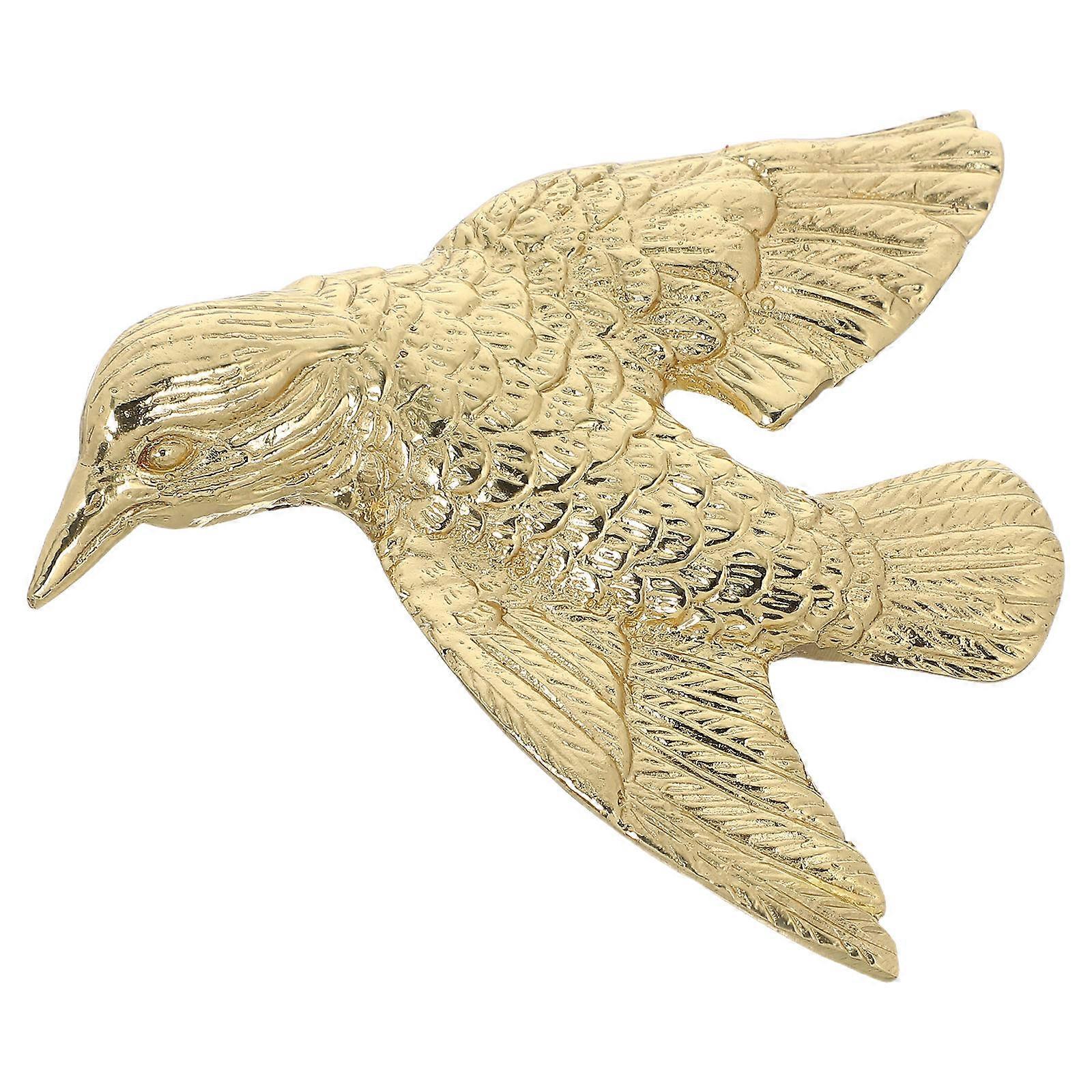 Vintage Brass Bird Shape Drawer Knobs for Kitchen Cabinets 2Pcs Pulls