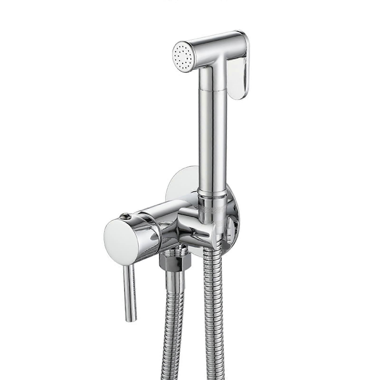 Sprayer for Toilet Concealed Hot and Cold Spray Set Handheld Kit Chrome Cloth Diaper Sprayer