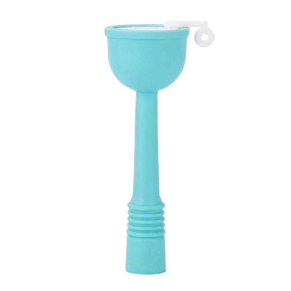 Yongwei Faucet Diffuser Adjustable Water-Saving Extender with Filter, Compatible with Kitchen Faucets (Blue Long Style)