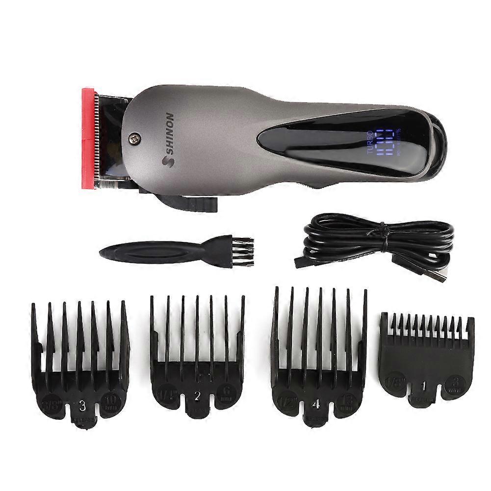Tondeuse à cheveux électrique réglable à LED SHINON