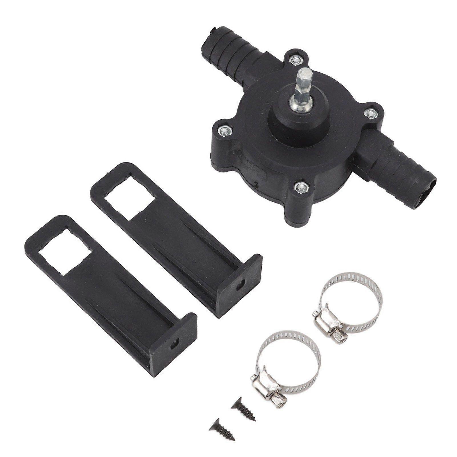 Electric Drill Driven Self Priming Pump Home Heavy Duty Manual Water Oil Fluid Transfer Pump Tool