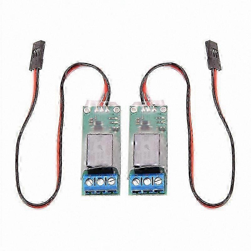 2-Pack PWM Relay Switch for DIY Aircraft Models with Advanced Features