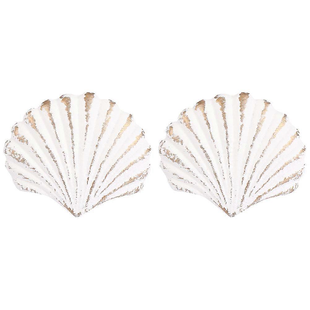 Ocean Drawer Pull Handle for Household 8Pcs White Seashell Decoration