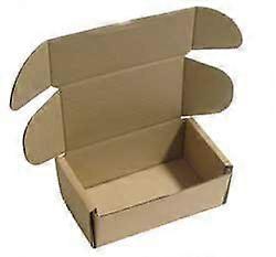 100 x Small Single Walled Corrugated Box 150mm X 90mm X 60mm No Tape Required