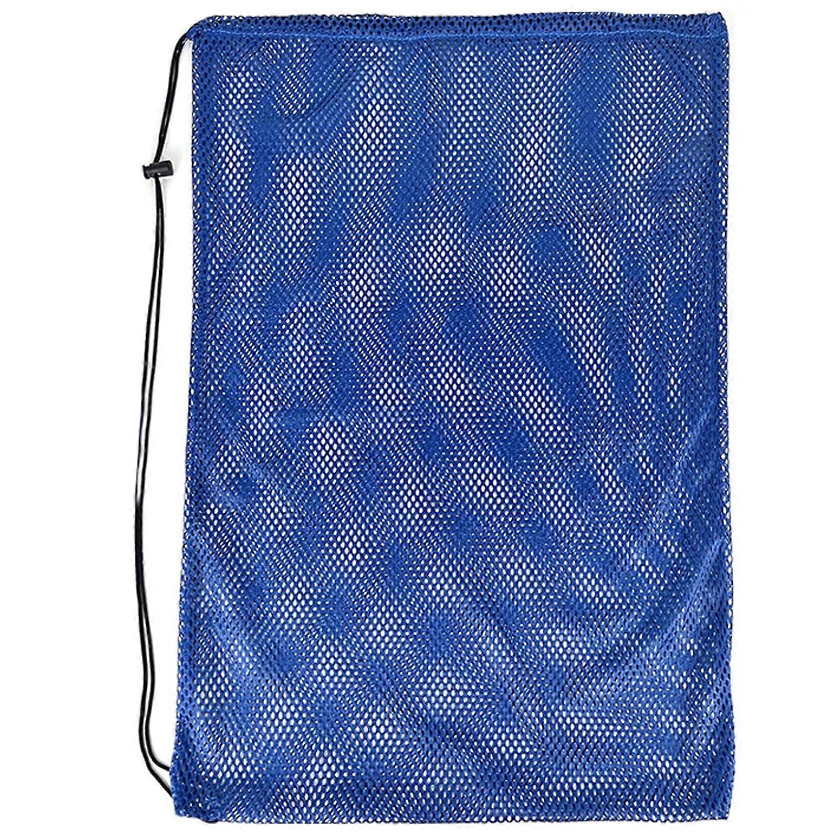 Net Bag 27x19 Inch Drawstring Mesh Bag for Swimming Pool, Beach, Laundry, Snorkeling Gear Storage