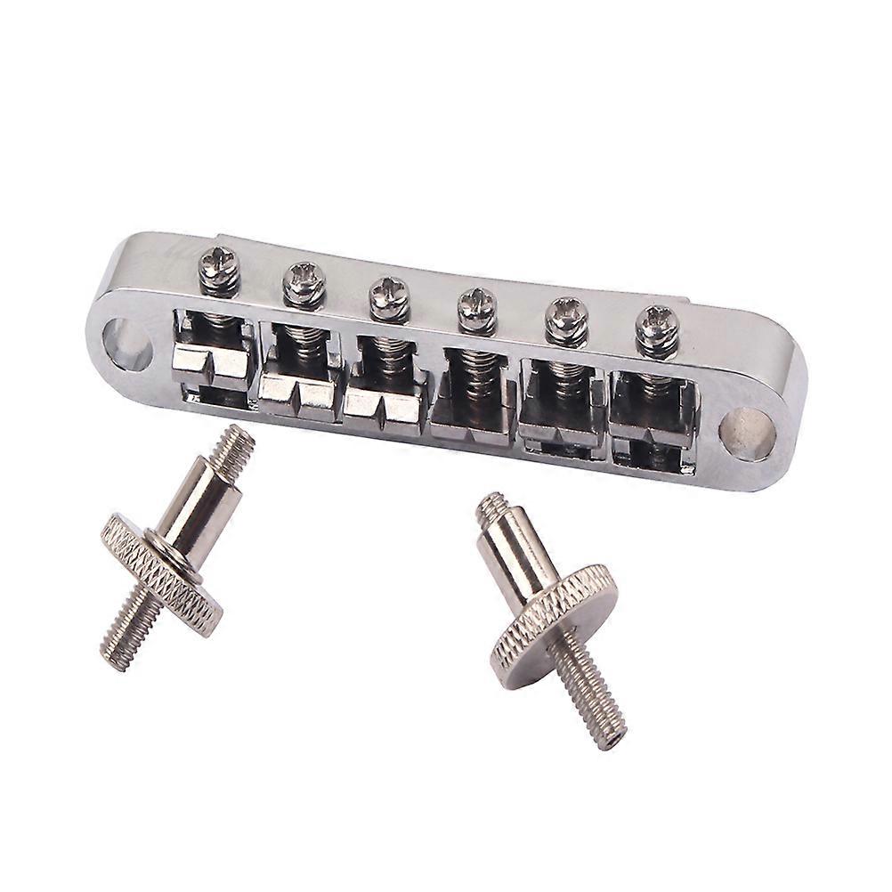 Guitar Bridge Tune Matic Bridge for Guitar Use Plated Adjustable