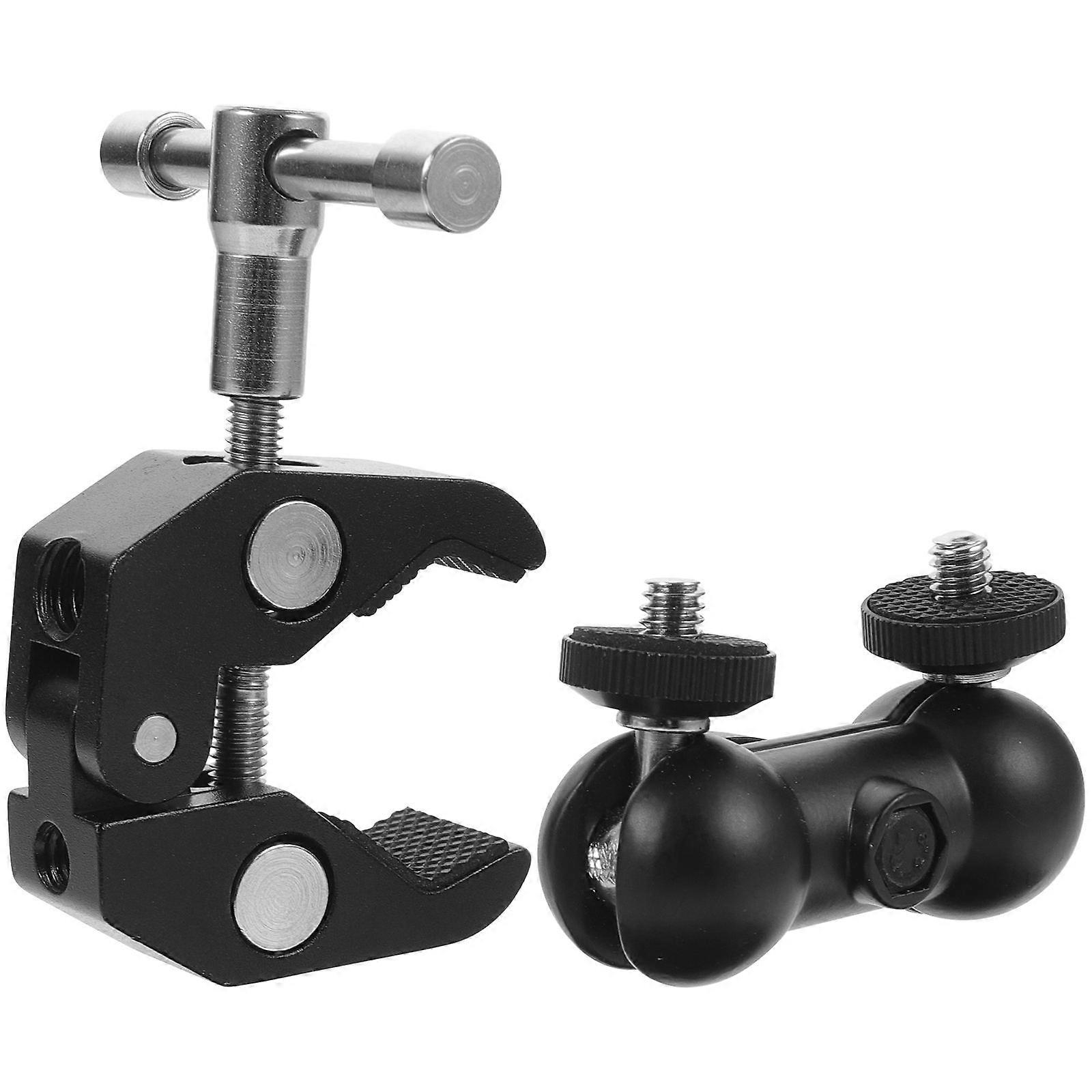 Multi Functional Double Head Microphone Clip for Performance 2Pcs Set