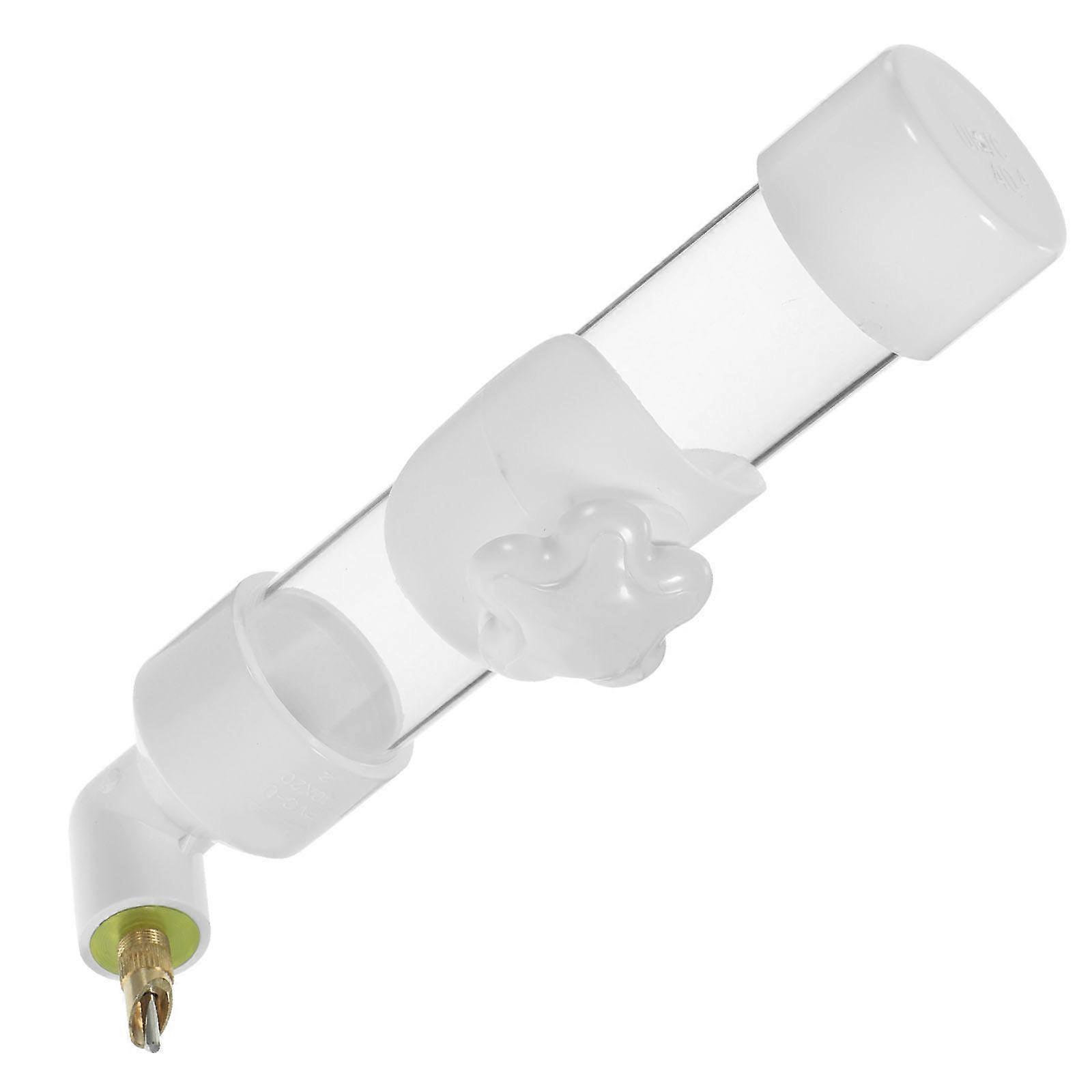 Durable Plastic Water Feeding Device For Parakeets 6.5x22.5cm Daily Feeding Convenience 1Pack