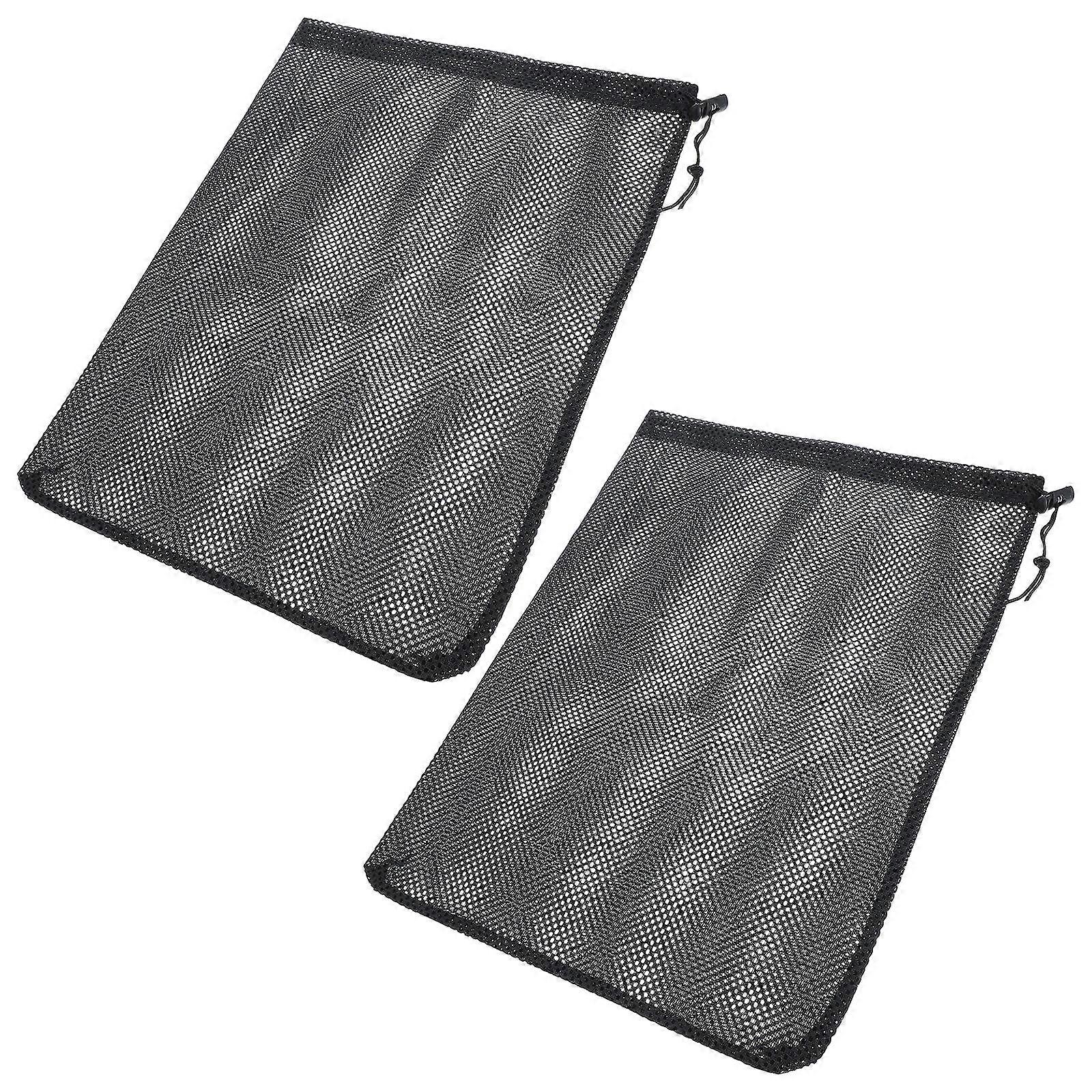 Filtres pour aquarium, sacs de pompe à eau, sac filtrant en maille, entretien d'aquarium, polyester, lot de 2
