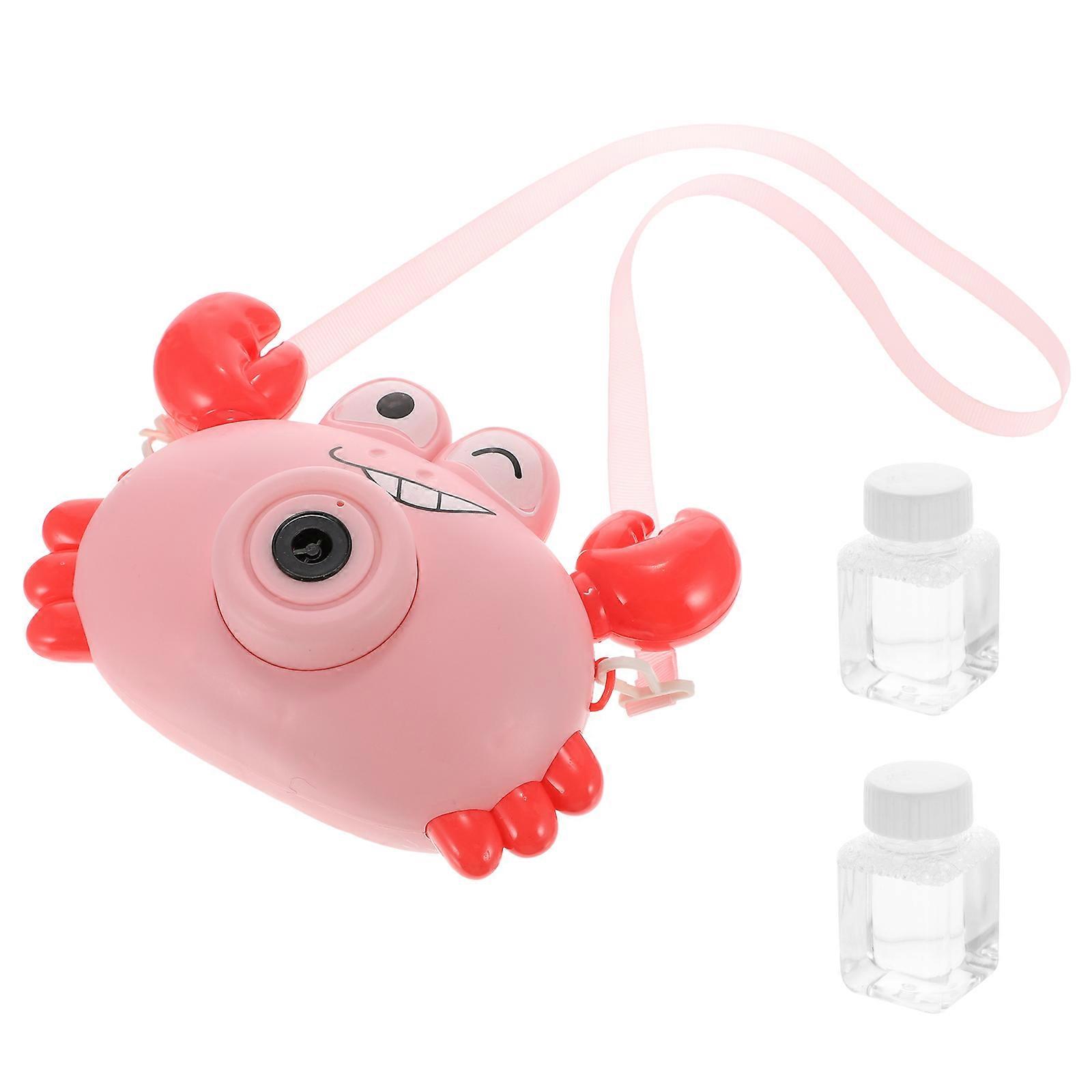 2Pcs Cartoon Bubble Blower Toy For Children Parties And Weddings With Light And Music Function