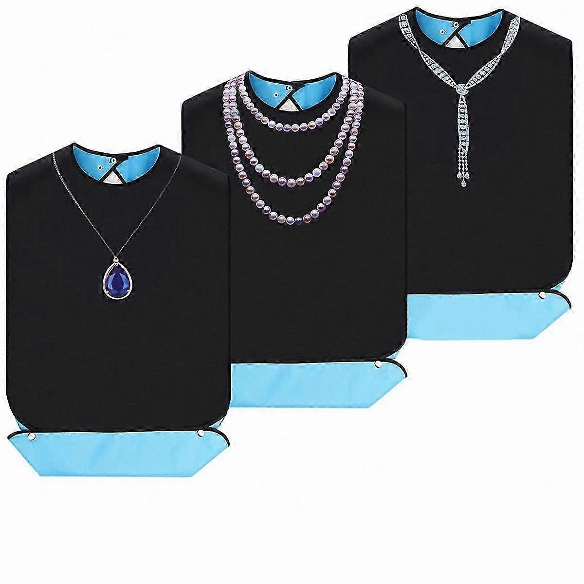 3-Pack Reusable Bibs for Adults