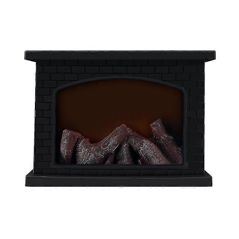 2025 1 Set Simulation Fireplace Light Realistic Looking Eco-friendly ABS LED Artificial Fireplace Lamp De