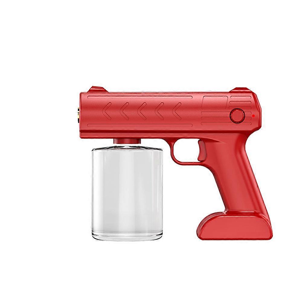 ple Operation Rechargeable Spray Gun With Large Mist Output Disinfection Spray Gun Atomizer Red show as pictures