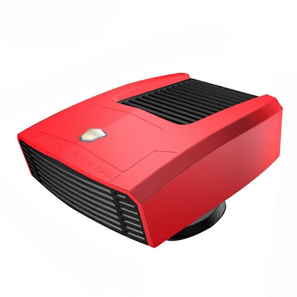 Car Heater Portable Fan 2 In 1 Heating Defrost Defogger Cigarette Lighter Plug For Cars Trucks Trailer Black 12V 150W