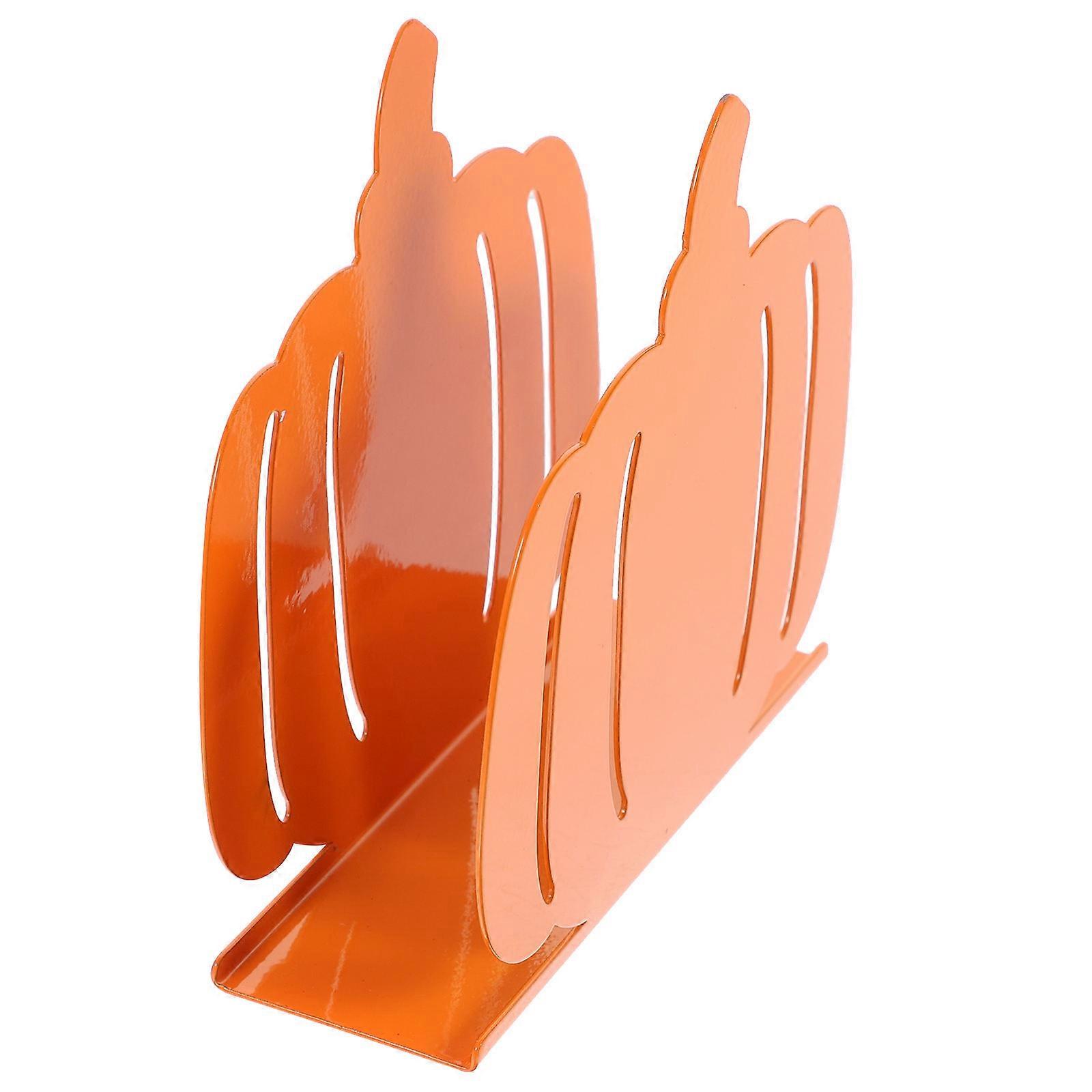 Orange Pumpkin Napkin Holder for Thanksgiving Table Decor 5Pcs Set