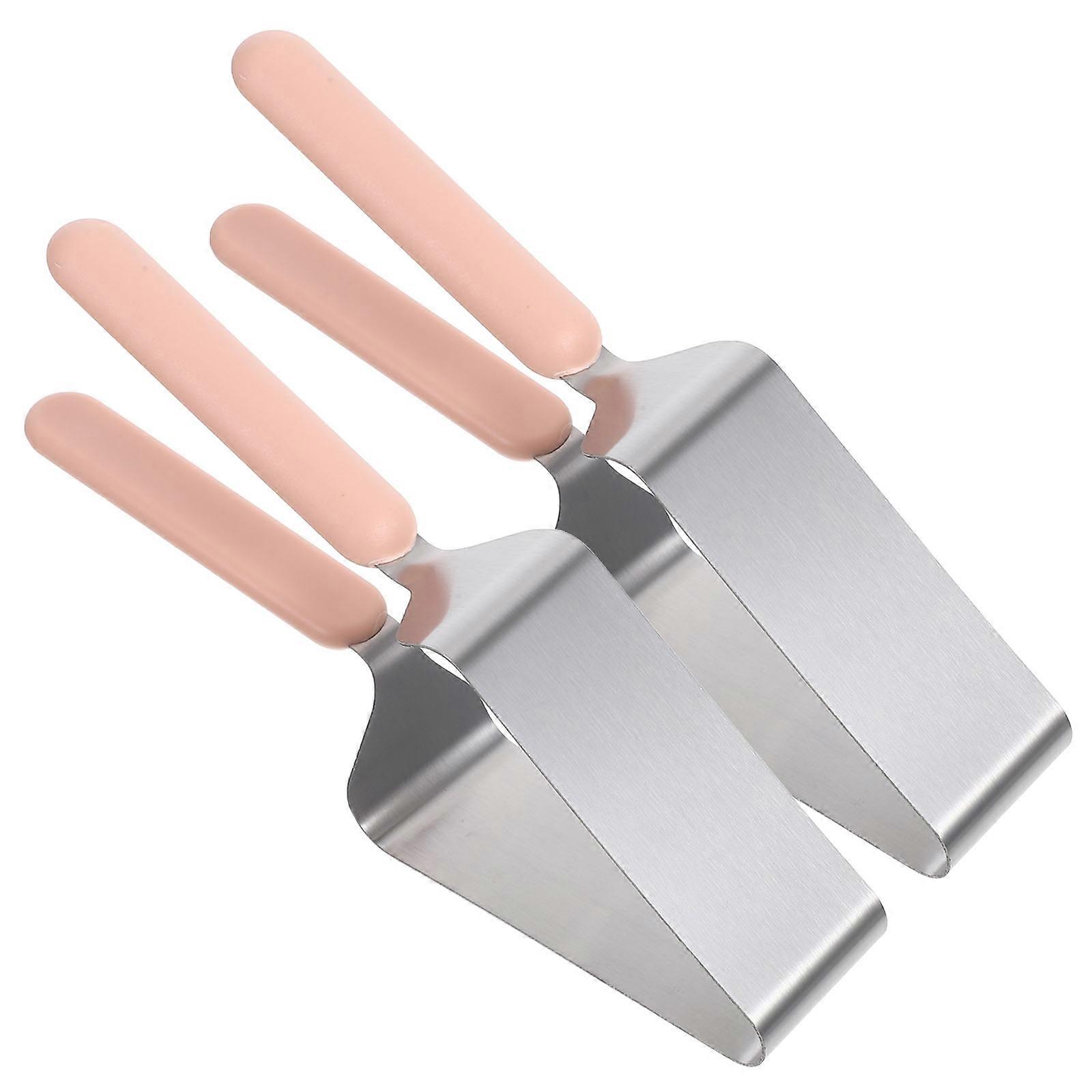 Stainless Steel Triangle Cake Transfer Tool for Cake Serving 4Pcs