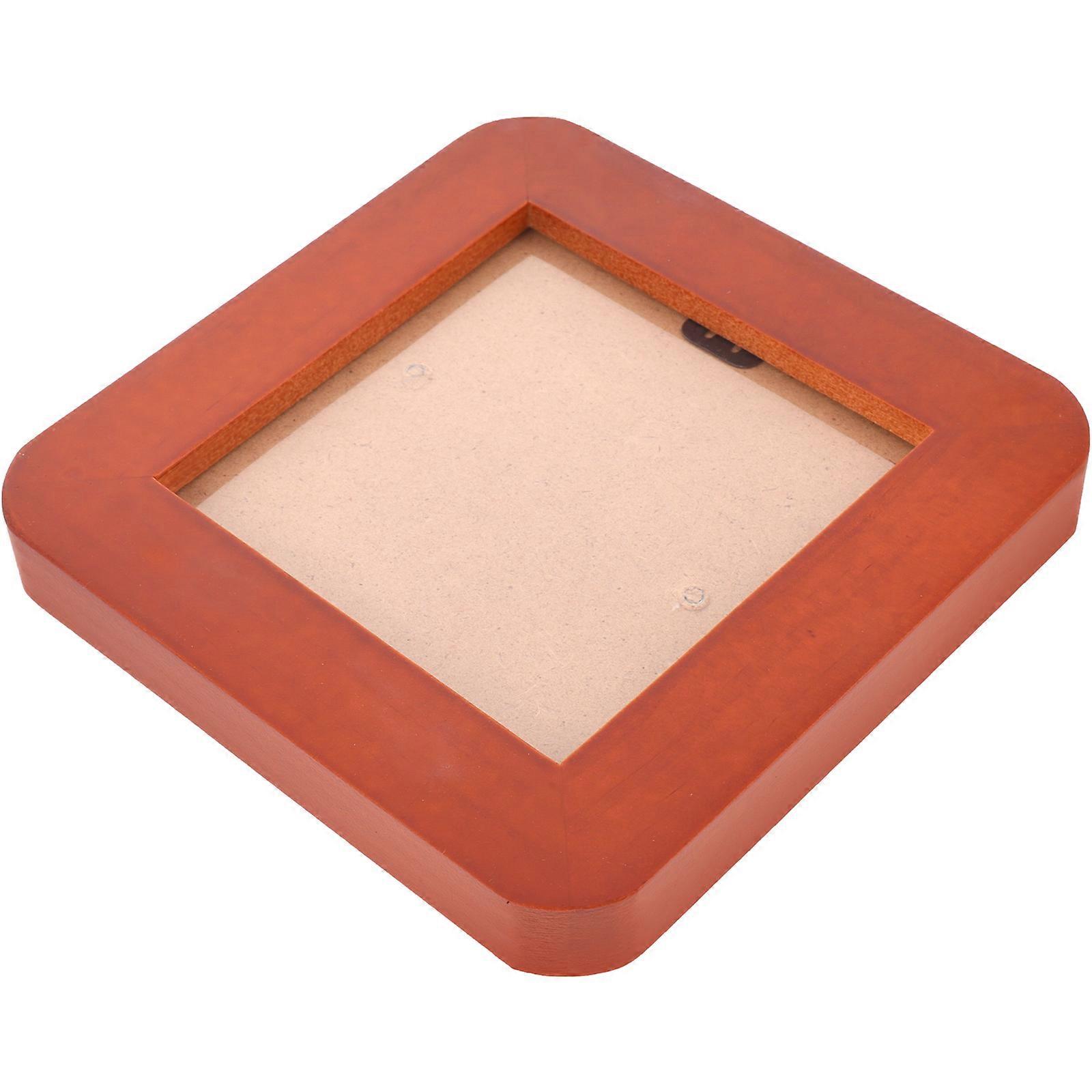 Decorative Square Frame Photo Display Decoration Assorted .6x4.6x0.6in 1Pack