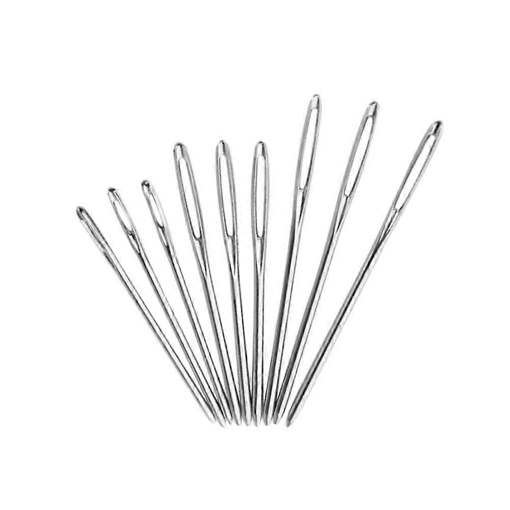 Sewing Needles Big Hole Needle for Knitting Hat 9 Pieces