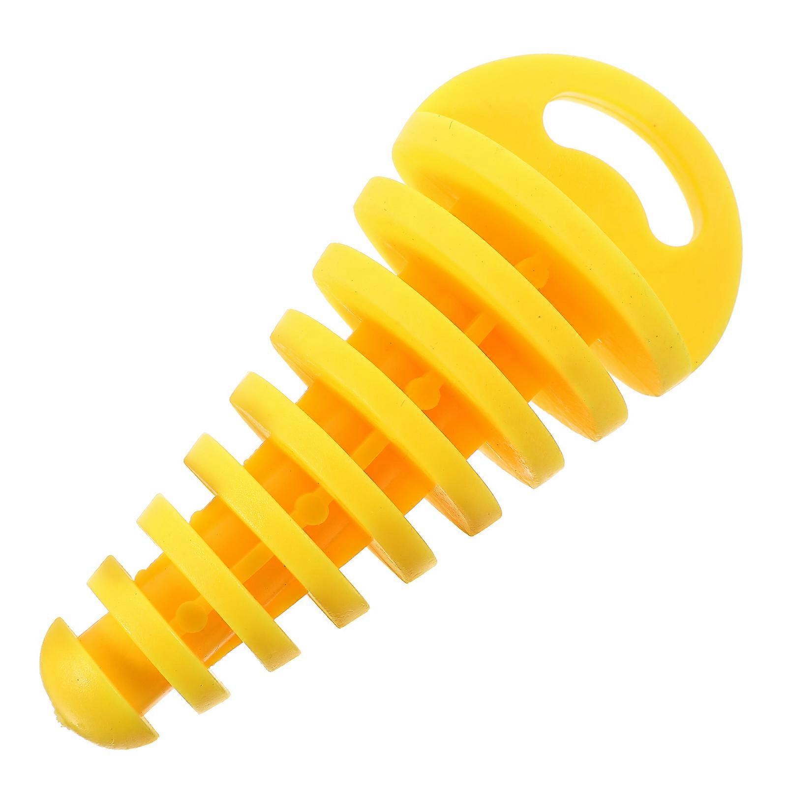 Motorcycle Exhaust Plug for Muffler Silencer 2Pcs Durable Yellow PVC