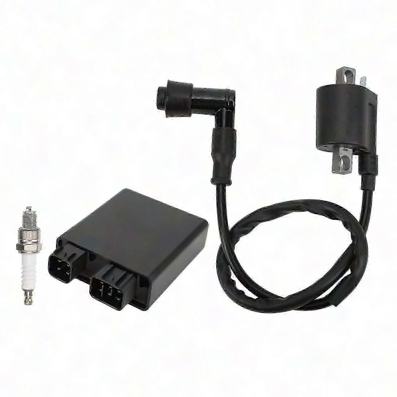 Raptor 50 YFM50 YFM50R Ignition Coil Spark Plug CDI Box Kit 5YF-85540-00-00 Replacement