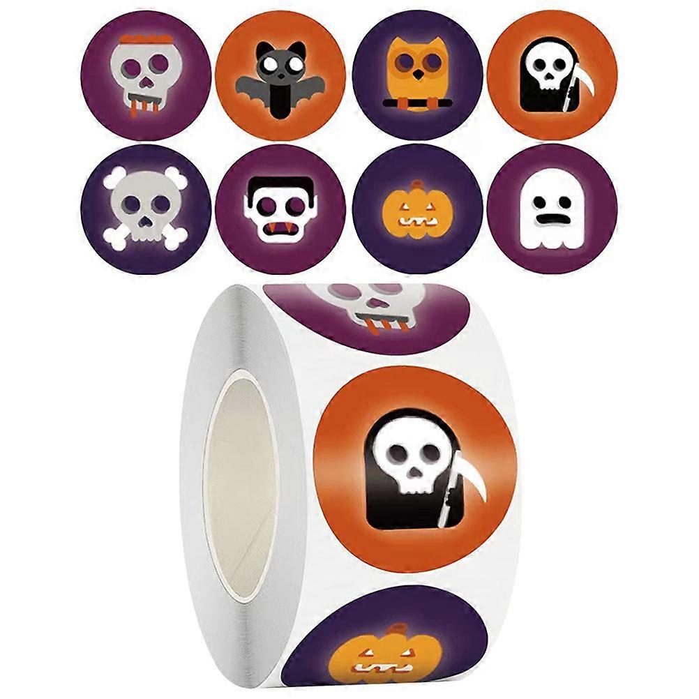 Delicate Decorative Stickers Roll Sealing Labels Suitable For Card Decoration 5 Rolls