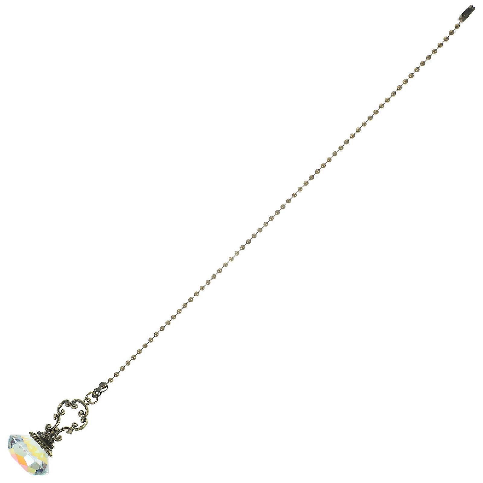 Crystal Pendant Ceiling Fan Pull Chain for Decor