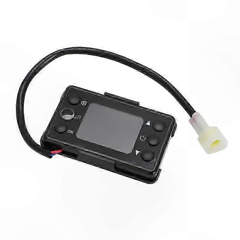 Universal 12V/24V Diesel Air Heater LCD Monitor Switch with 4 Buttons Display and Remote Controller for Vehicle Heating Systems