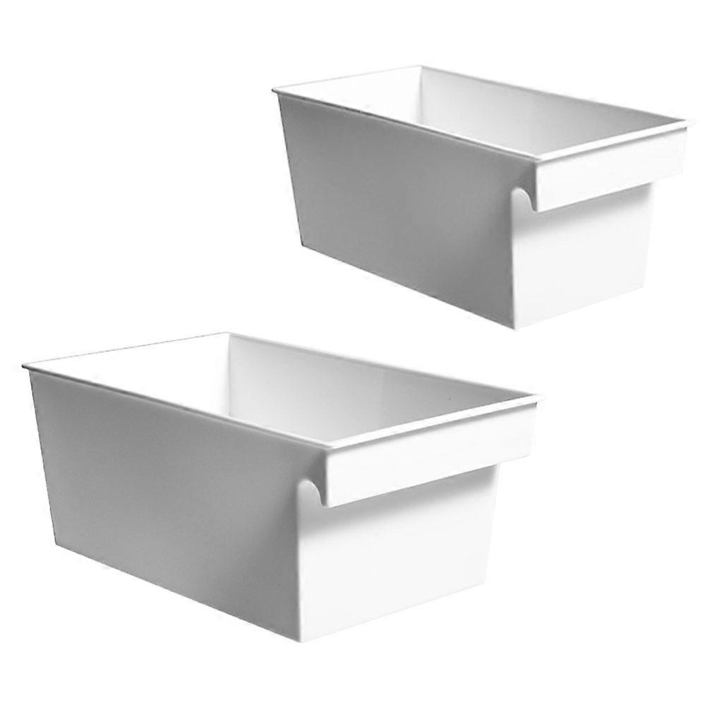 Multi-Purpose Storage Box Label Storage Box for Home Use 2Pcs