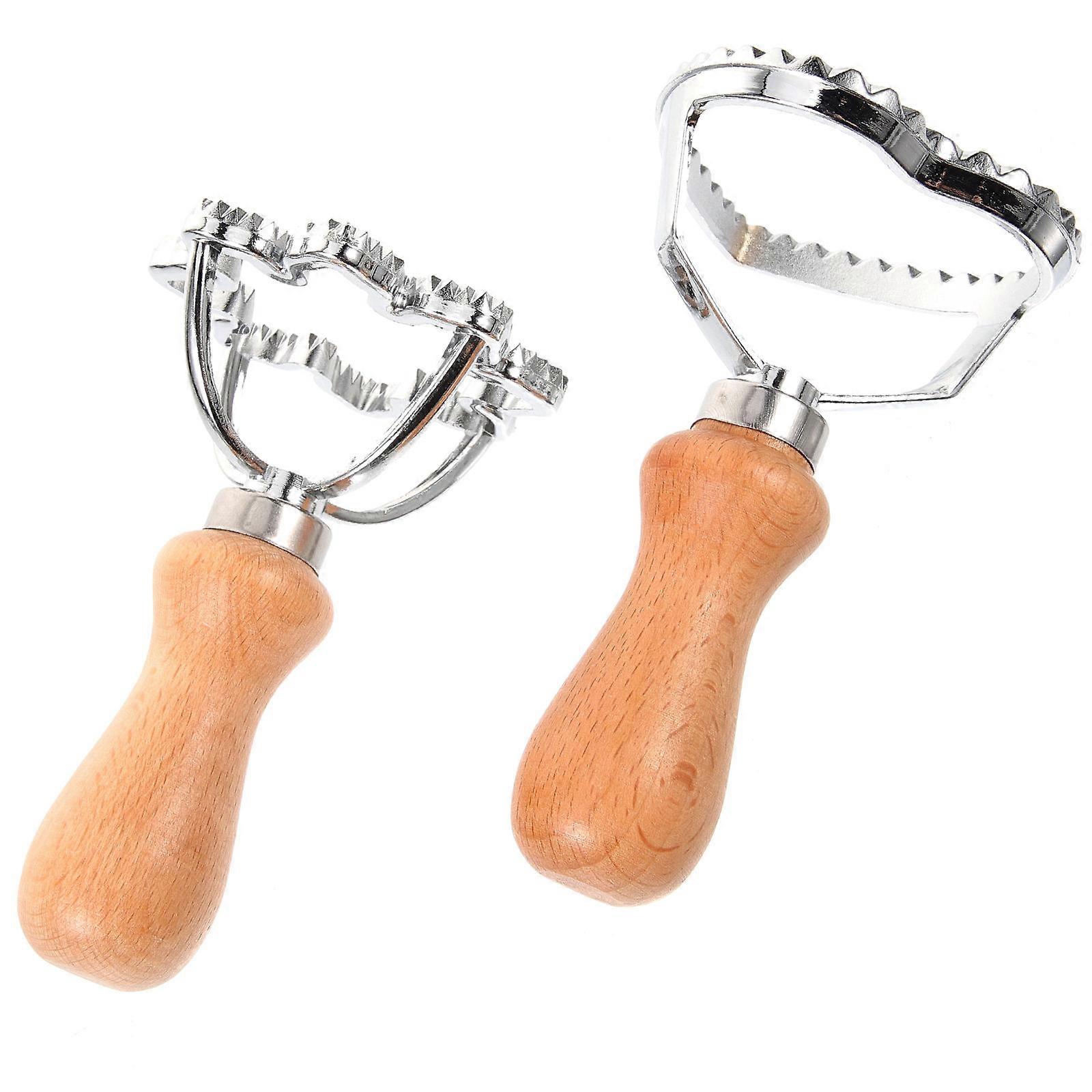 Biscuit Mold with Wooden Handle for Baking Cookie 10Pcs Collection