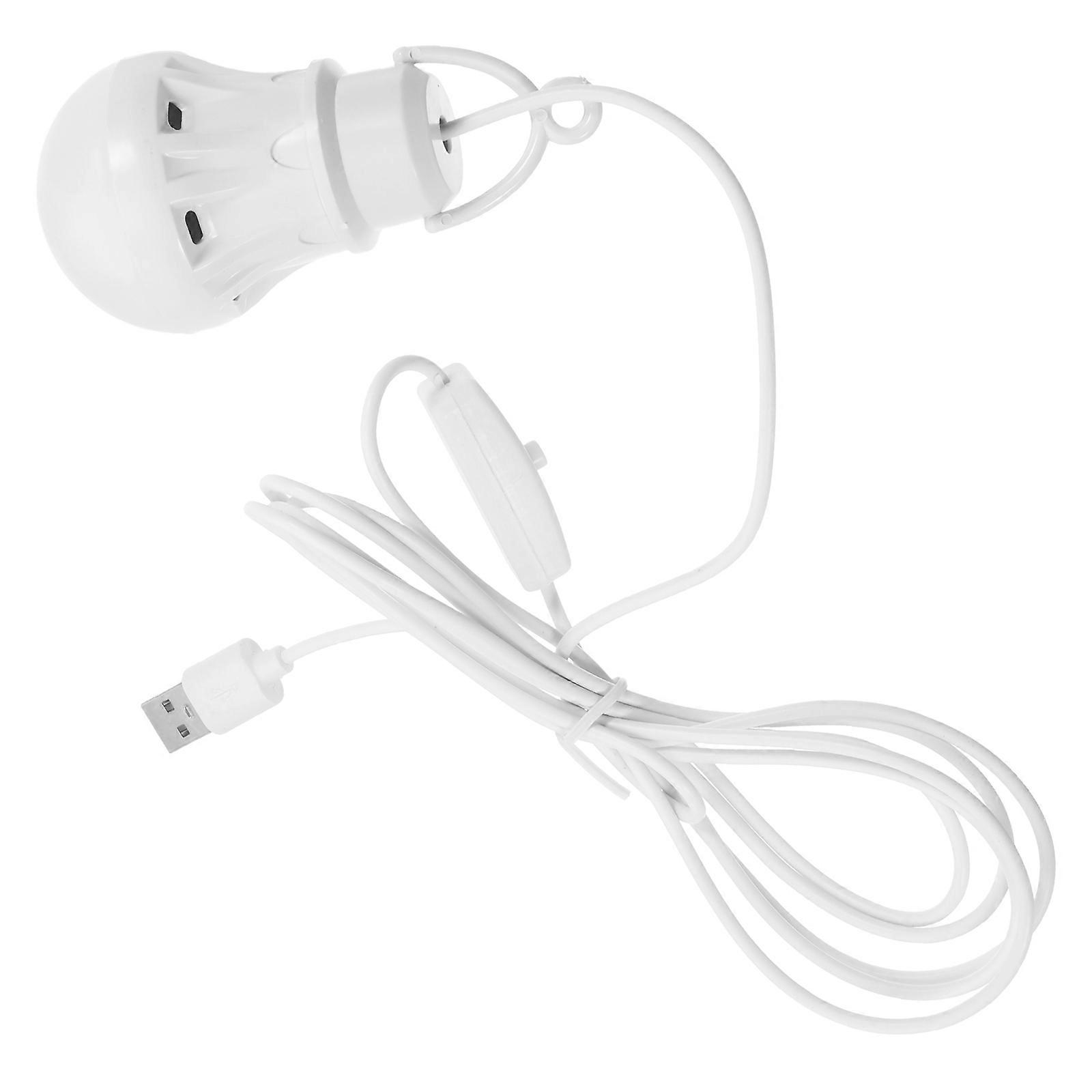 Portable LED Light Bulbs for Emergency Lighting 5Pcs USB Rechargeable