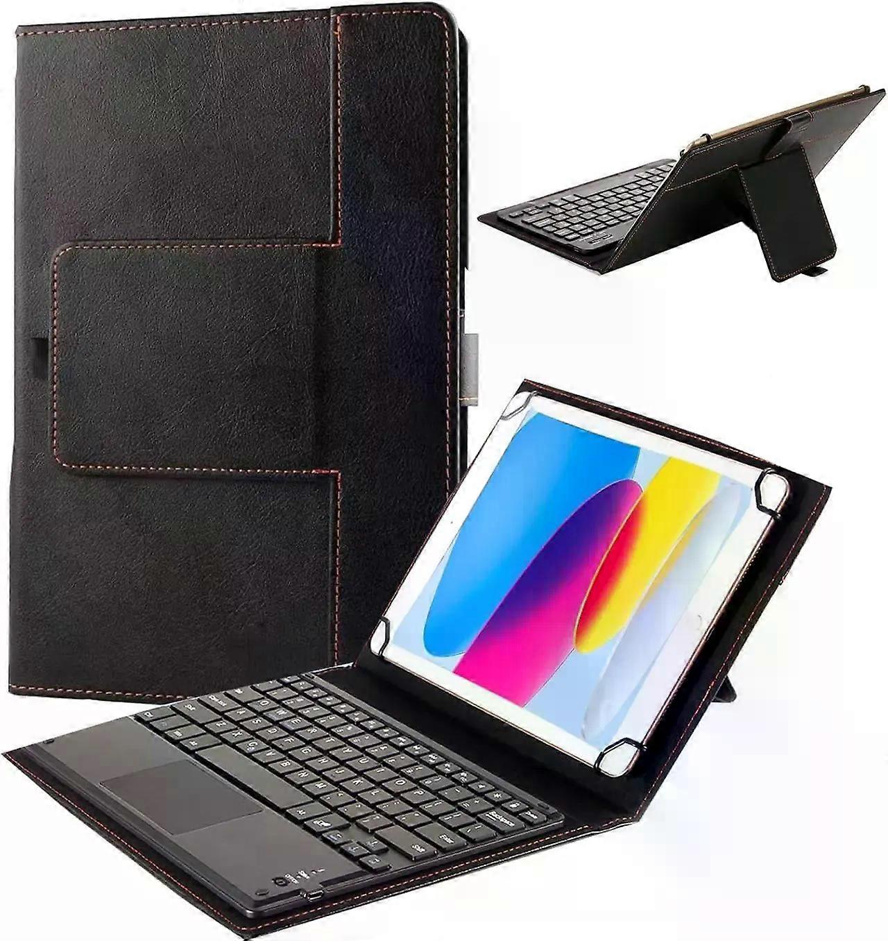 Universal Tablet Keyboard Case 9" - 11" inch with Touchpad, 2-in-1 Bluetooth Wireless Keyboard Case, Stand Folio Tablet Case Protective Cover for 9" 9