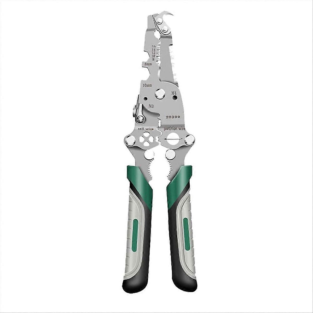 18 in 1 Foldable Wire Stripper,Foldable Crimper and Stripper,