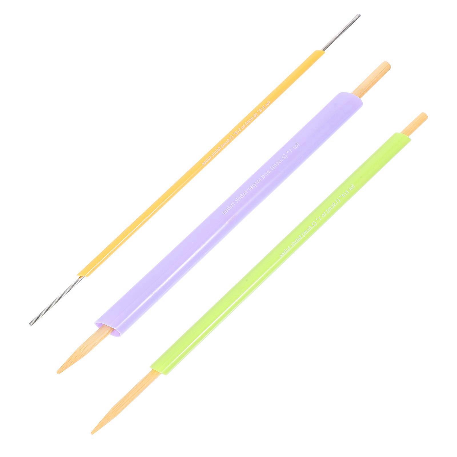 Tube Turner Sewing Tool Quick Turn Fabric for Crafting 12Pcs Kit