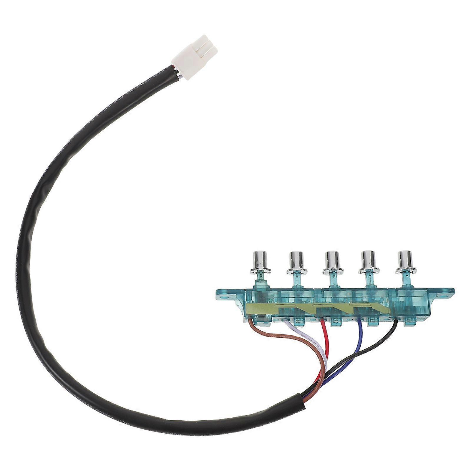 Kitchen Range Hood Keyboard Switch - 5 Pushbutton Panel Controller - Range Hood Switch Replacement - Piano Style - Easy To Operate