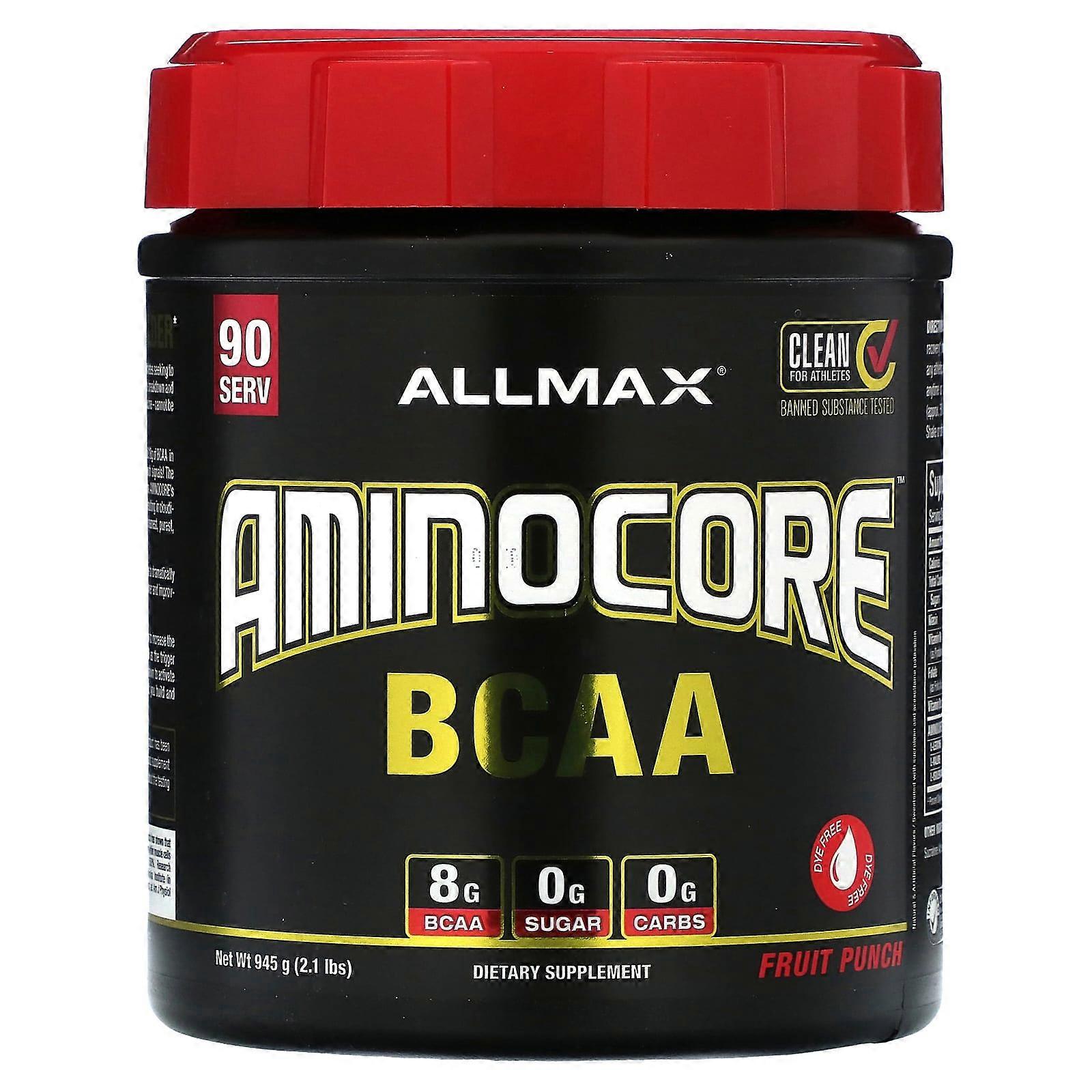 AMINOCORE BCAA, Fruit Punch, 2.1 lbs (945 g)