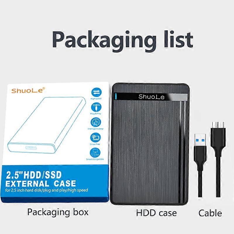 2.5-inch SSD Solid State Mechanical Serial Port SATA Hard Disk Case Toolless Micro Interface USB 3.0 External Mobile