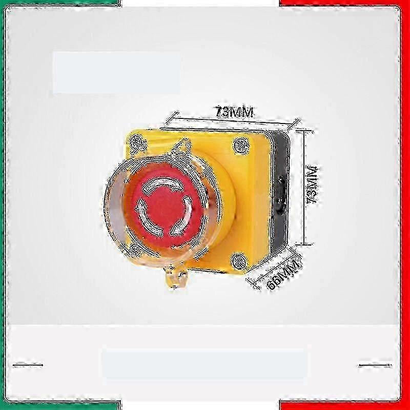 Emergency Stop Button, Emergency Stop Button + Transparent Protective Cover 2025